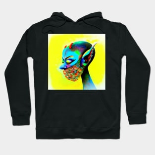 galactic woman Hoodie